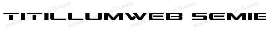 titillumweb semibold字体转换